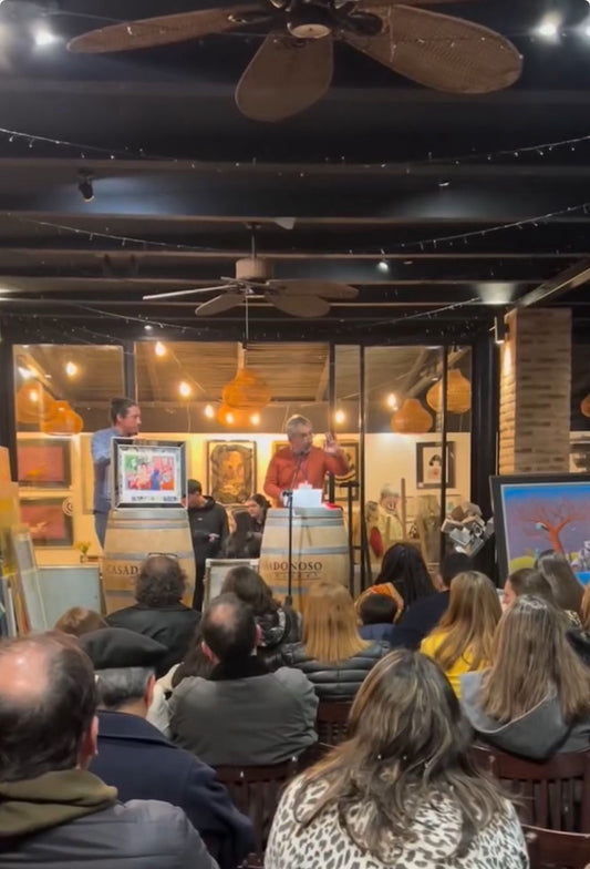 Noche del Arte: subasta solidaria y compromiso social.